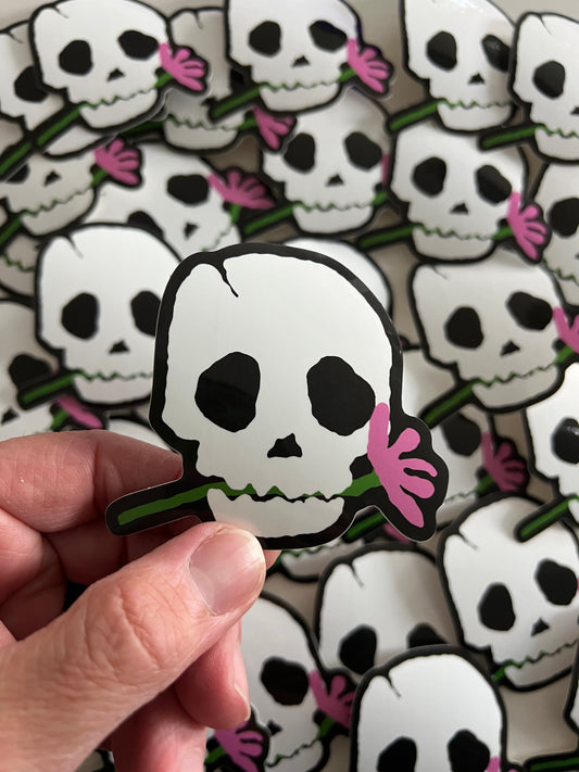 Skull Logo Sticker