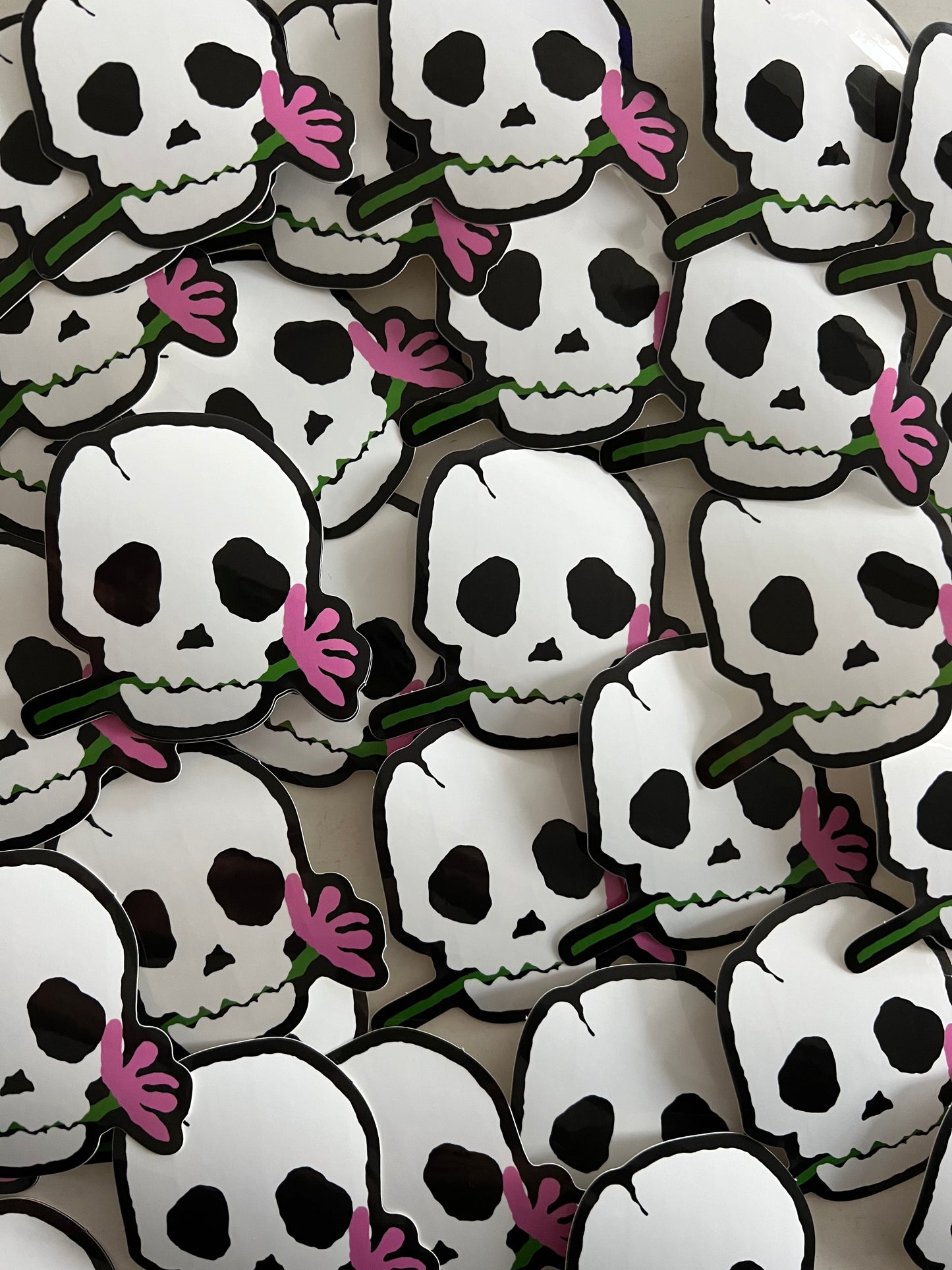 Skull Logo Sticker